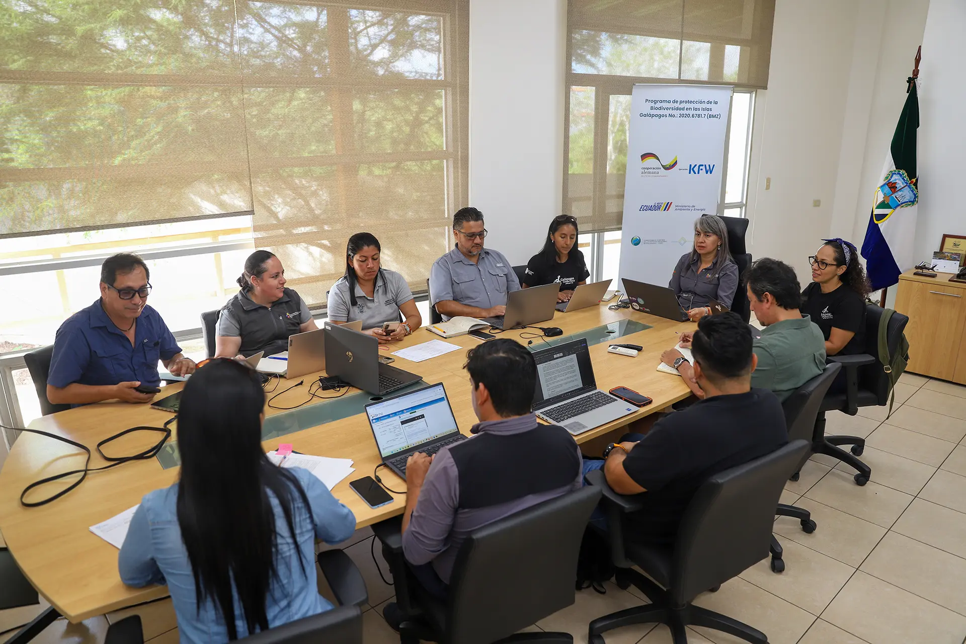 Reunión interinstitucional Galápagos